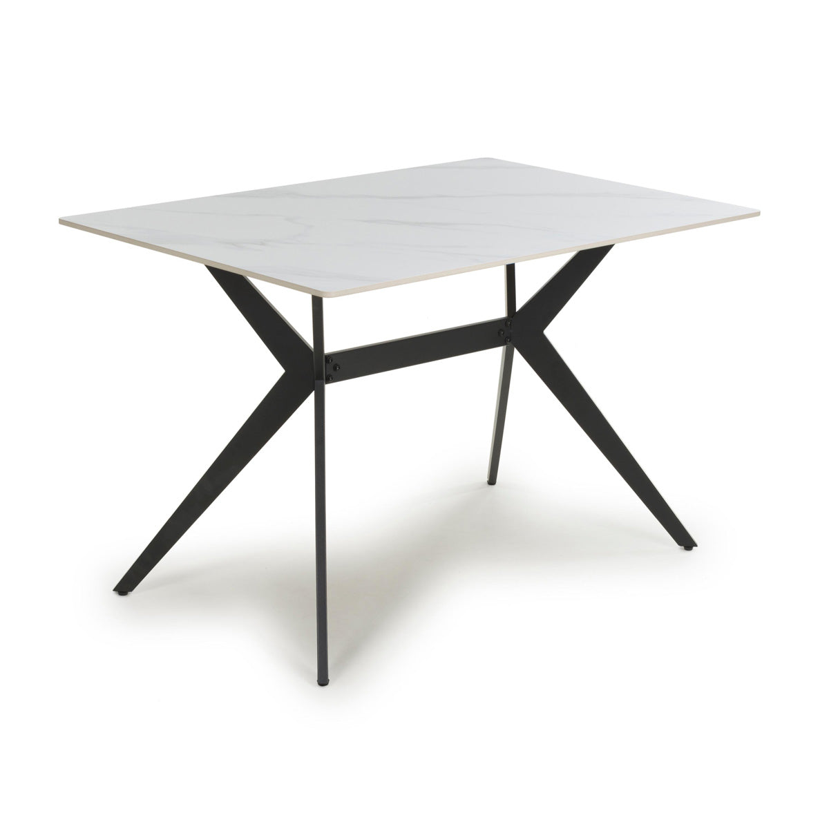 Sintered Stone Dining Table for 4 People 120cm Wide Rectangular - Timor
