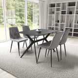 Sintered Stone Dining Table for 4 People 120cm Wide Rectangular - Timor
