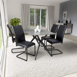 Sintered Stone Dining Table for 4 People 120cm Wide Rectangular - Timor
