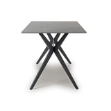 Sintered Stone Dining Table for 4 People 120cm Wide Rectangular - Timor