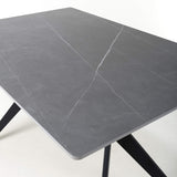 Sintered Stone Dining Table for 4 People 120cm Wide Rectangular - Timor