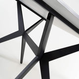 Sintered Stone Dining Table for 4 People 120cm Wide Rectangular - Timor