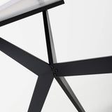 Sintered Stone Dining Table for 4 People 120cm Wide Rectangular - Timor