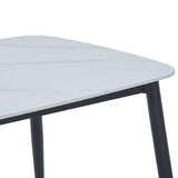 Sintered Stone Dining Table for 4 People Rectangular - Aspen