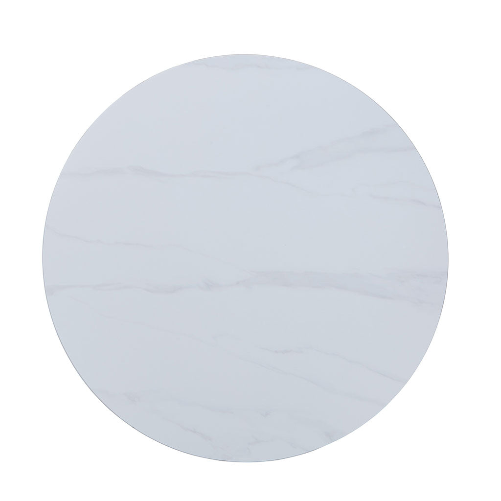 Sintered Stone Dining Table for 4 People Round - Aspen