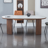 Sintered Stone Dining Table in Oval for 6 People - Mateo