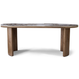 Sintered Stone Dining Table in Oval for 6 to 8 People - Isabella