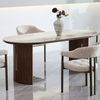 Sintered Stone Dining Table in Oval for 6 to 8 People - Isabella