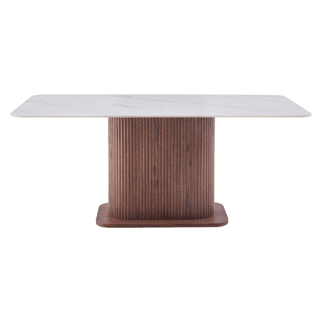 Sintered Stone Dining Table in Rectangular for 6 People - Eleanor