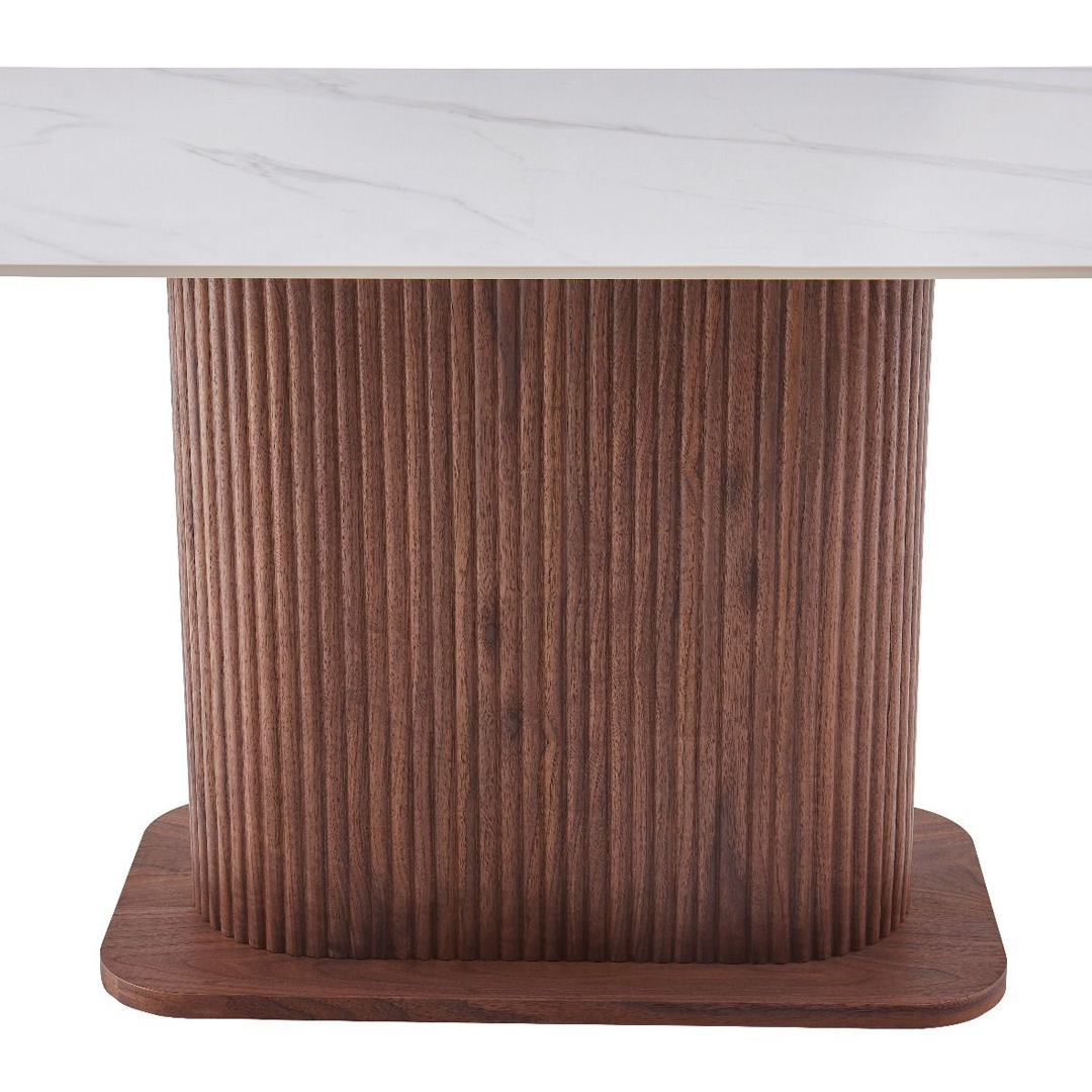 Sintered Stone Dining Table in Rectangular for 6 People - Eleanor