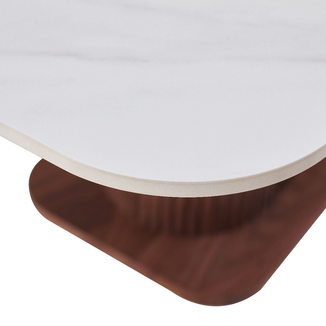 Sintered Stone Dining Table in Rectangular for 6 People - Eleanor