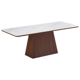 Sintered Stone Dining Table in Rectangular for 6 People - Ezra