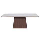 Sintered Stone Dining Table in Rectangular for 6 People - Ezra