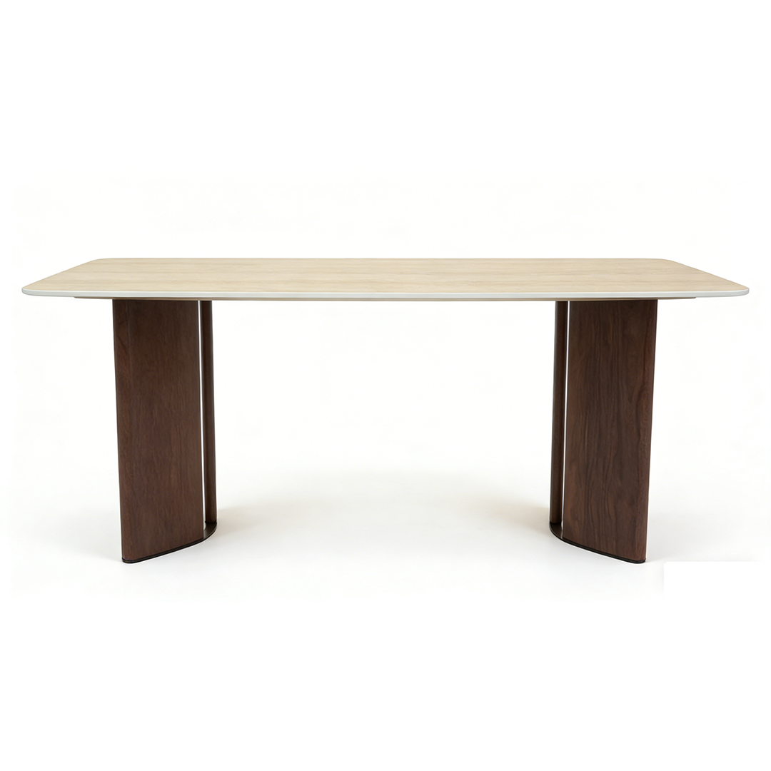 Sintered Stone Dining Table in Rectangular for 6 to 8 People - Almira