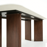 Sintered Stone Dining Table in Rectangular for 6 to 8 People - Almira