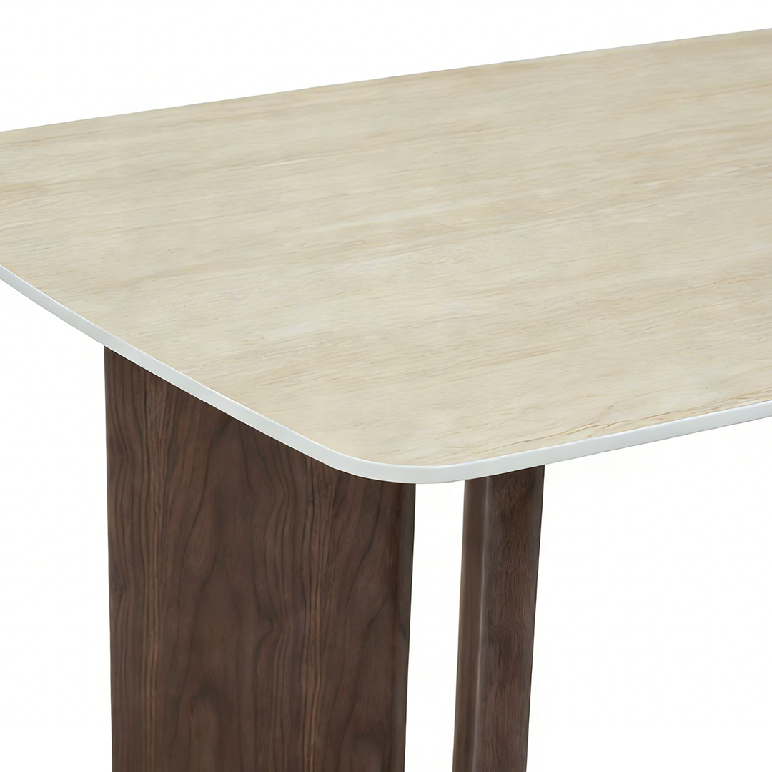 Sintered Stone Dining Table in Rectangular for 6 to 8 People - Almira