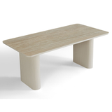 Sintered Stone Dining Table in Rectangular for 6 to 8 People - Marlow