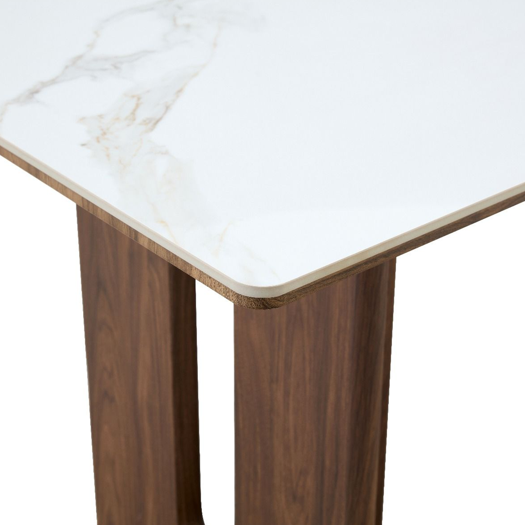 Sintered Stone Dining Table in Rectangular for 6 to 8 People - Rinato