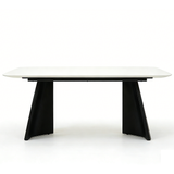 Sintered Stone Dining Table in Rectangular for 6 to 8 People - Silvia