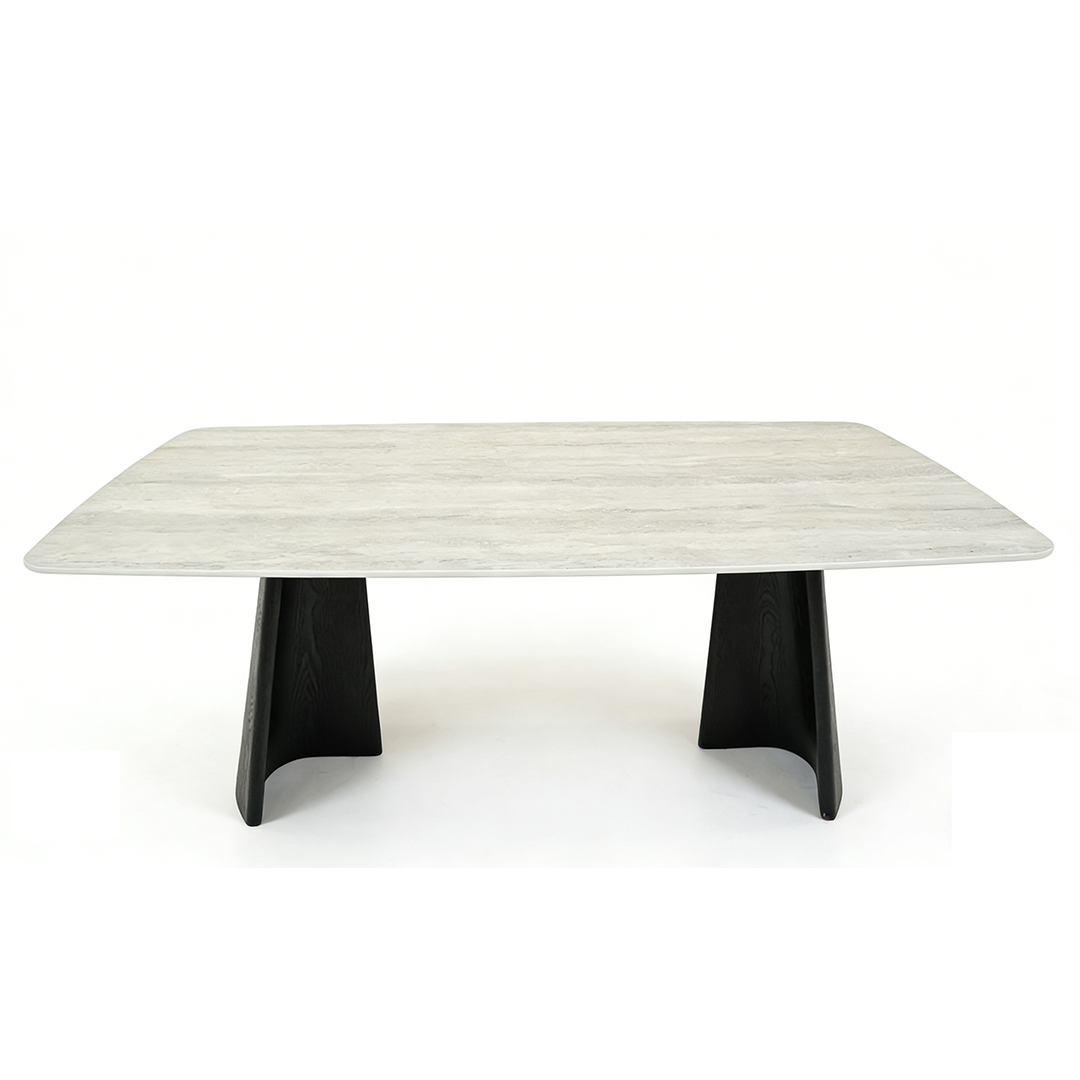 Sintered Stone Dining Table in Rectangular for 6 to 8 People - Silvia