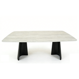 Sintered Stone Dining Table in Rectangular for 6 to 8 People - Silvia