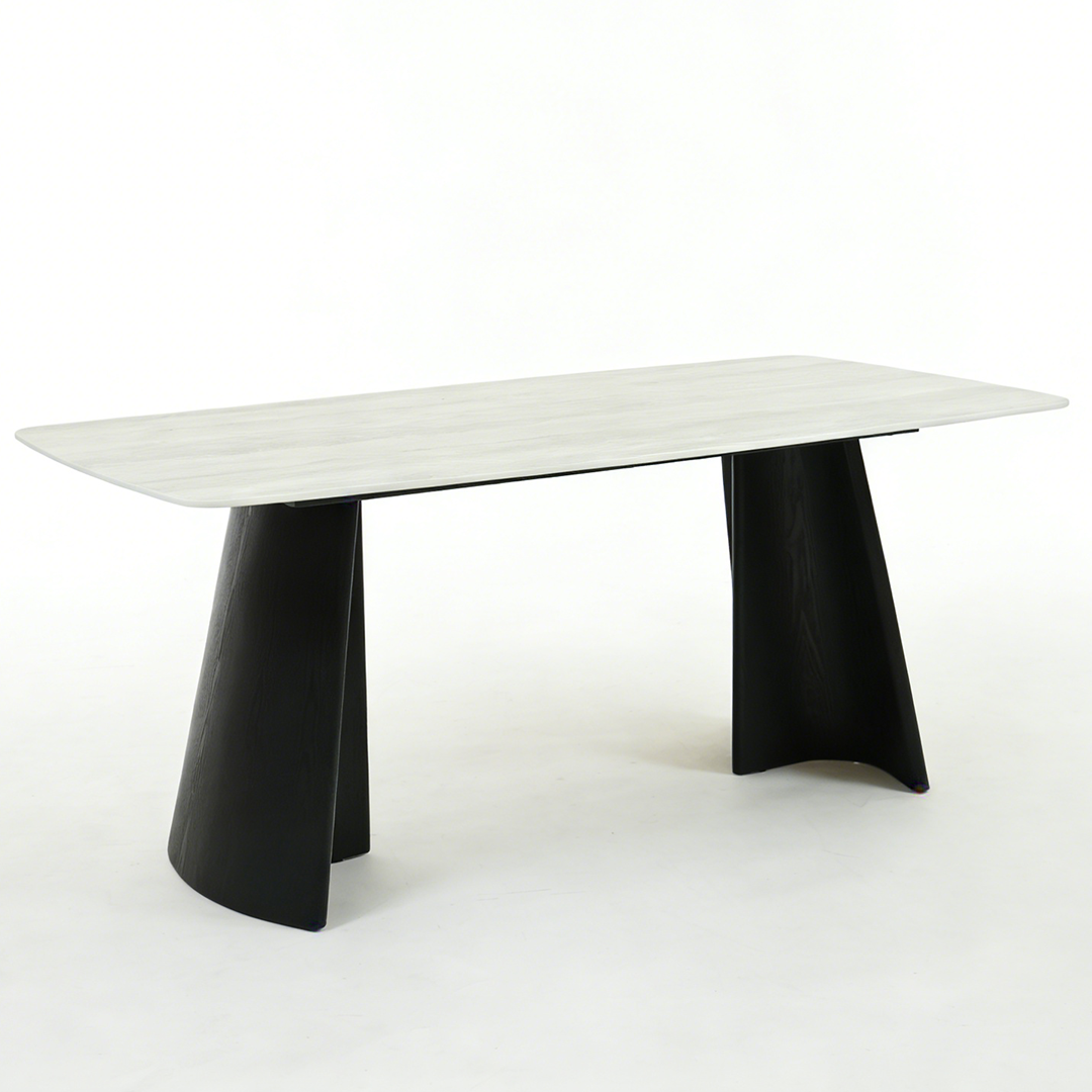 Sintered Stone Dining Table in Rectangular for 6 to 8 People - Silvia
