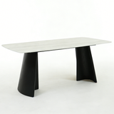 Sintered Stone Dining Table in Rectangular for 6 to 8 People - Silvia