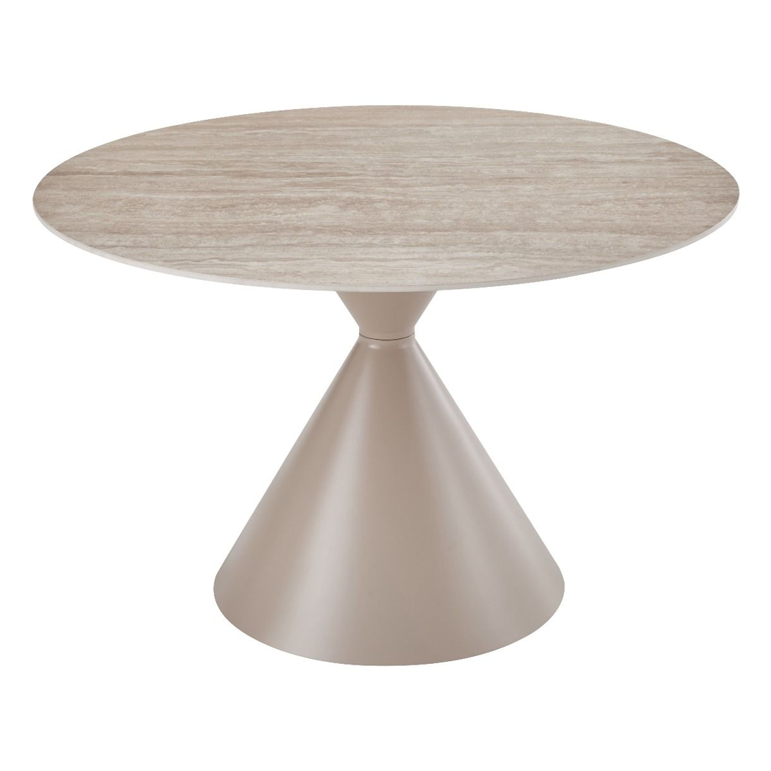 Sintered Stone Dining Table in Round for 4 People - Casa