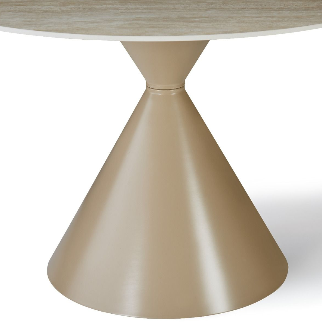 Sintered Stone Dining Table in Round for 4 People - Casa