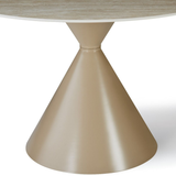 Sintered Stone Dining Table in Round for 4 People - Casa