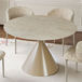 Sintered Stone Dining Table 120cm Wide in Round for 4 People - Casa