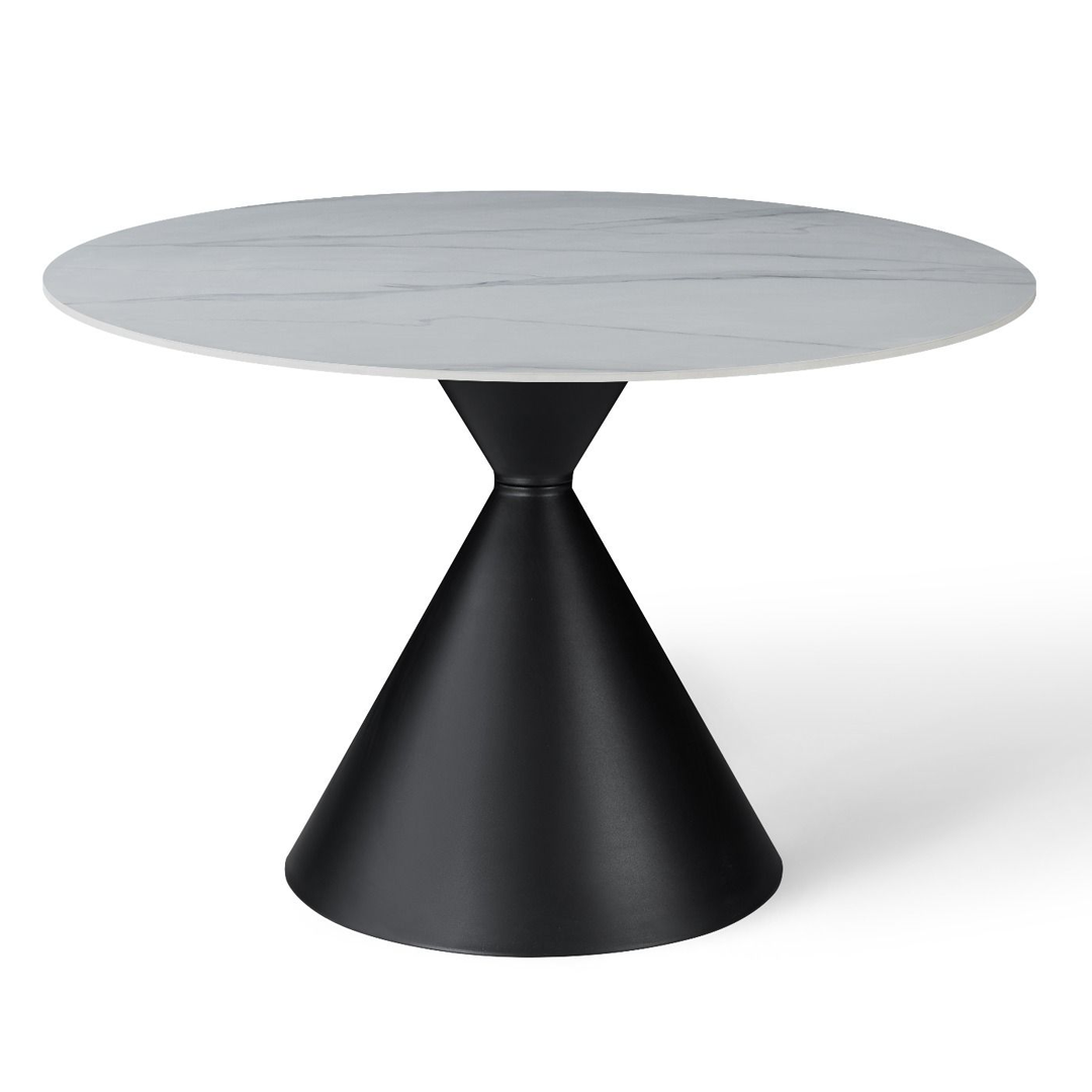 Sintered Stone Dining Table in Round for 4 People - Casa