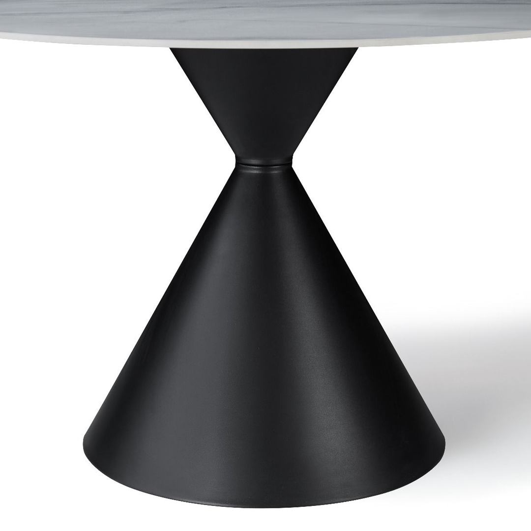 Sintered Stone Dining Table in Round for 4 People - Casa