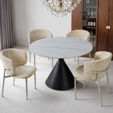 Sintered Stone Dining Table in Round for 4 People - Casa