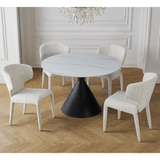Sintered Stone Dining Table in Round for 4 People - Casa