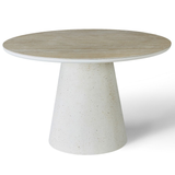 Sintered Stone Dining Table in Round for 4 People - Stratos