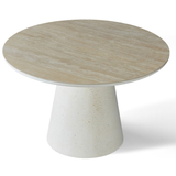Sintered Stone Dining Table in Round for 4 People - Stratos