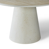 Sintered Stone Dining Table in Round for 4 People - Stratos