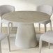 Sintered Stone Dining Table 120cm Wide in Round for 4 People - Stratos
