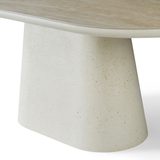 Sintered Stone Dining Table Large in Oval for 6 to 8 People - Celine