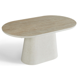 Sintered Stone Dining Table Small in Oval for 4 to 6 People - Celine