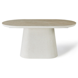 Sintered Stone Dining Table Small in Oval for 4 to 6 People - Celine