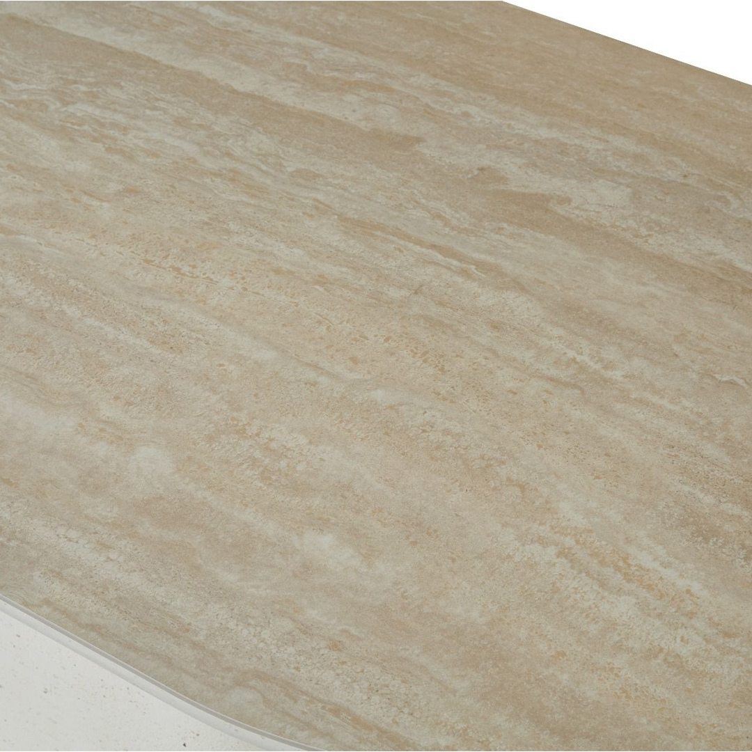 Sintered Stone Dining Table Small in Oval for 4 to 6 People - Celine
