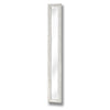 Small Space Wall Mirror Narrow In Antique White Wooden Frame - Bradford