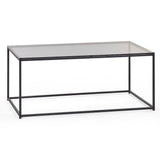Smoked Glass Coffee Table Rectangular - Chicago