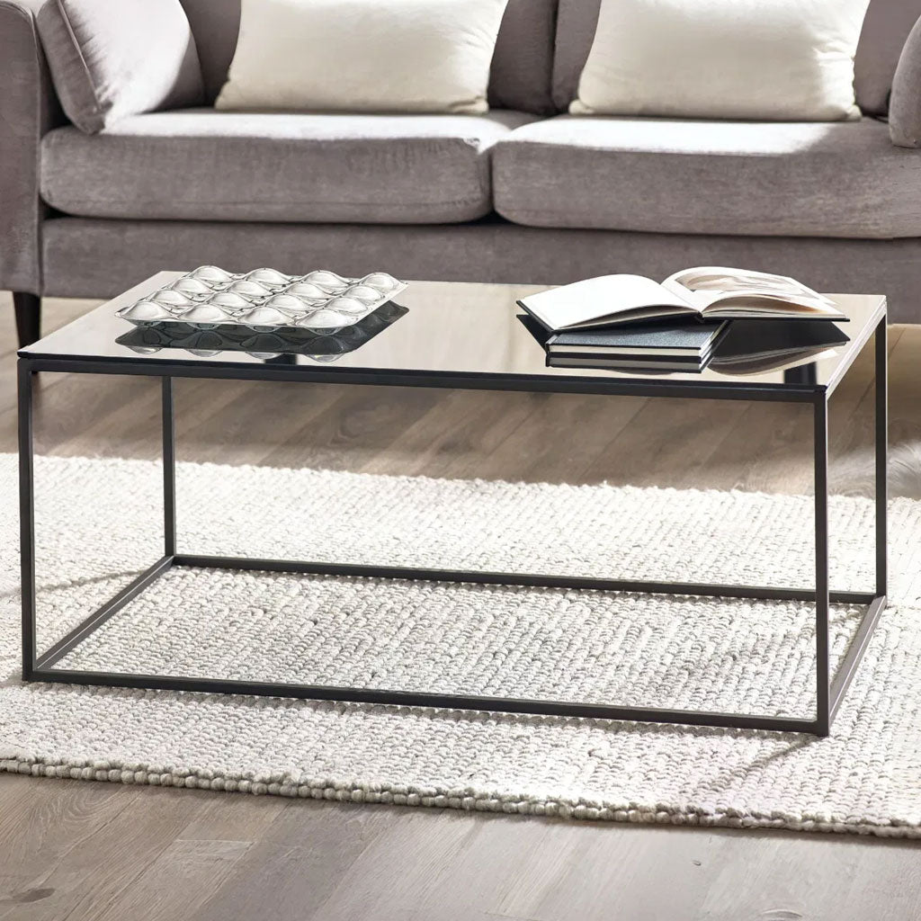 Smoked Glass Coffee Table Rectangular - Chicago
