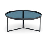 Smoked Glass Coffee Table Round - Loft