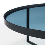 Smoked Glass Coffee Table Round - Loft