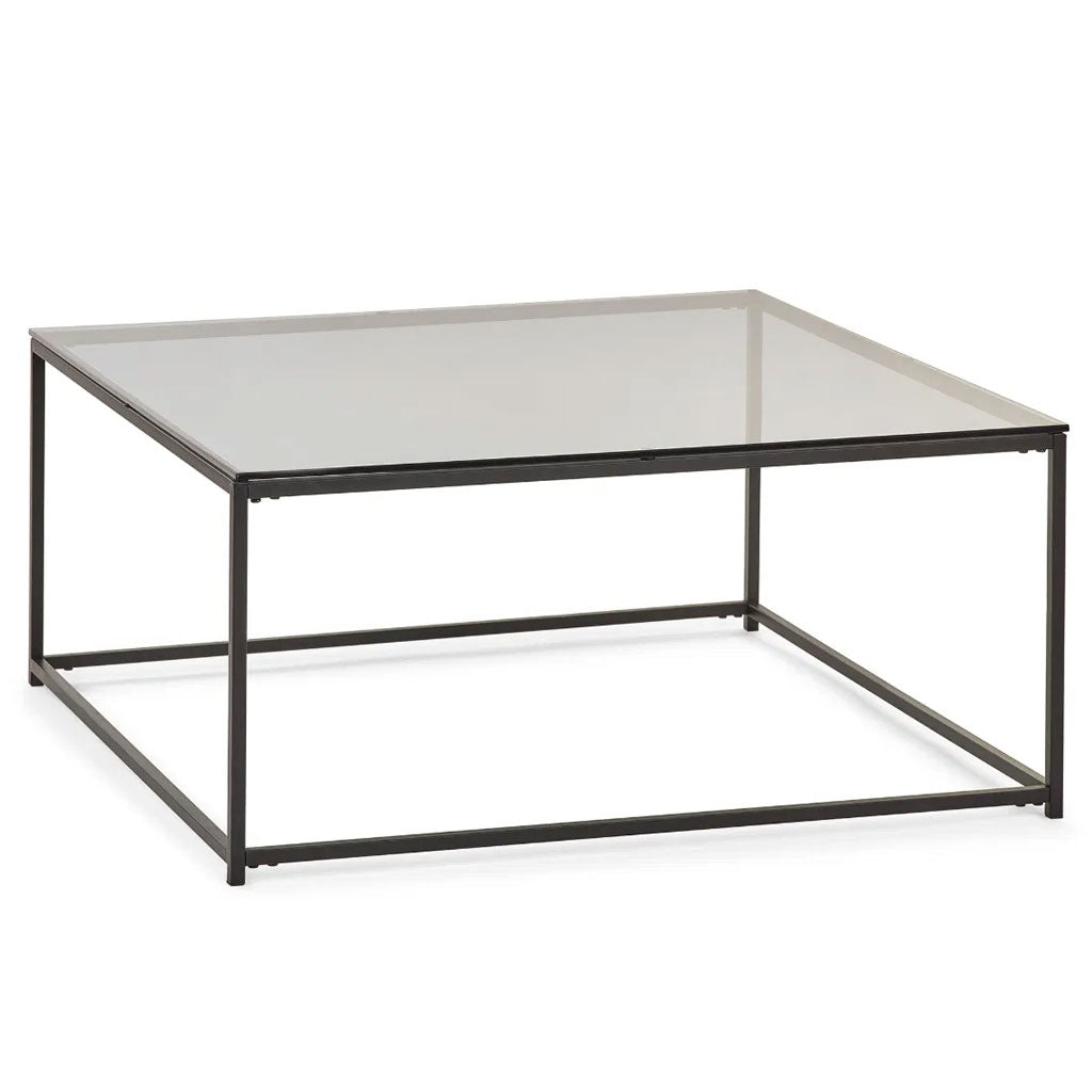 Smoked Glass Coffee Tables Square - Chicago