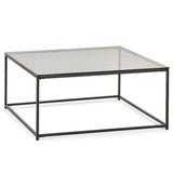 Smoked Glass Coffee Tables Square - Chicago